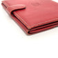 LOEWE Anagram Wallet, Compact Wallet, Bifold Wallet, Leather, Women's, Red