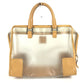 LOEWE 160周年限定 ミニボストンバッグ カバン アマソナ ロゴ ハンドバッグ ビニール/レザー レディース ベージュ