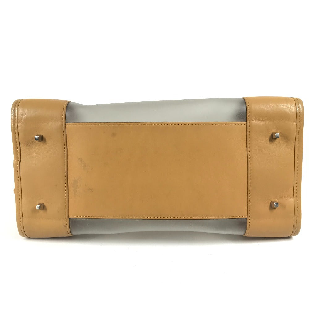 LOEWE 160周年限定 ミニボストンバッグ カバン アマソナ ロゴ ハンドバッグ ビニール/レザー レディース ベージュ