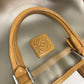 LOEWE 160周年限定 ミニボストンバッグ カバン アマソナ ロゴ ハンドバッグ ビニール/レザー レディース ベージュ