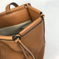 LOEWE ショルダーバッグ 肩掛け クッショントート ミディアム アナグラム トートバッグ レザー レディース キャメル ブラウン