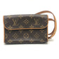 LOUIS VUITTON M51855 Florentine Pochette, Belt Bag, Waist Bag, Monogram Canvas, Women's, Brown