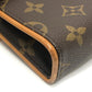 LOUIS VUITTON M51855 Florentine Pochette, Belt Bag, Waist Bag, Monogram Canvas, Women's, Brown