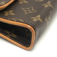 LOUIS VUITTON M51855 Florentine Pochette, Belt Bag, Waist Bag, Monogram Canvas, Women's, Brown