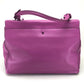 THOMAS WYLDE Men's and Women's Handbag, Shoulder Bag, Leather, Unisex, Pink/Purple