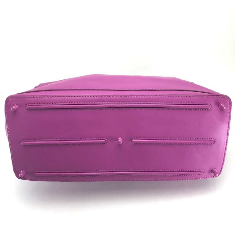 THOMAS WYLDE Men's and Women's Handbag, Shoulder Bag, Leather, Unisex, Pink/Purple
