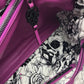 THOMAS WYLDE Men's and Women's Handbag, Shoulder Bag, Leather, Unisex, Pink/Purple