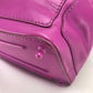 THOMAS WYLDE Men's and Women's Handbag, Shoulder Bag, Leather, Unisex, Pink/Purple
