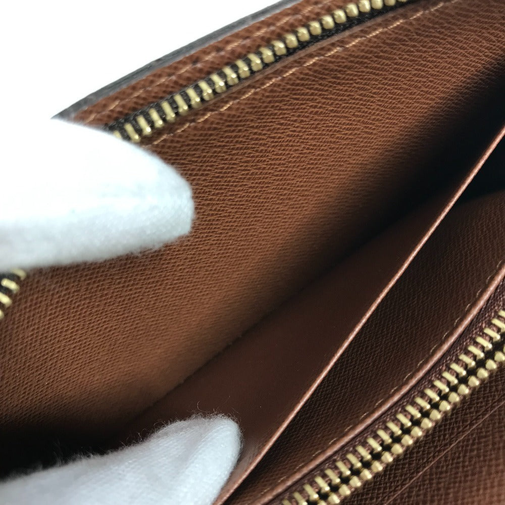 LOUIS VUITTON M61729 Monogram Panda Takashi Murakami Porte Monne Zip Long Wallet Round Zipper Monogram Canvas Women's Brown