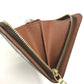 LOUIS VUITTON M61729 Monogram Panda Takashi Murakami Porte Monne Zip Long Wallet Round Zipper Monogram Canvas Women's Brown