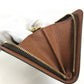 LOUIS VUITTON M61729 Monogram Panda Takashi Murakami Porte Monne Zip Long Wallet Round Zipper Monogram Canvas Women's Brown