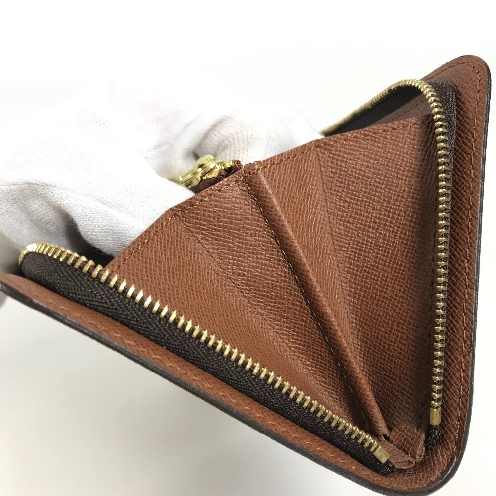 LOUIS VUITTON M61729 Monogram Panda Takashi Murakami Porte Monne Zip Long Wallet Round Zipper Monogram Canvas Women's Brown