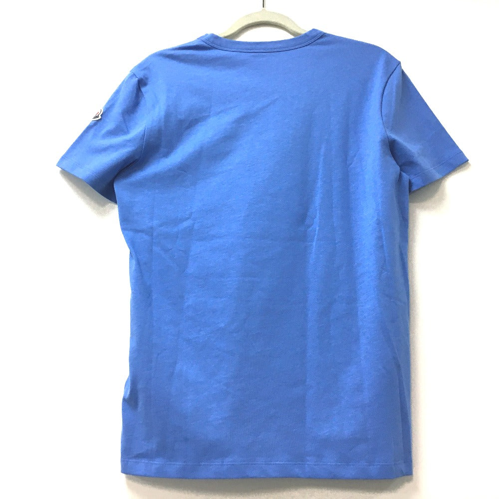 MONCLER 0918C710108390T 日本未入荷カラー マグリア アパレル プリント 半袖Ｔシャツ コットン レディース ライトブルー