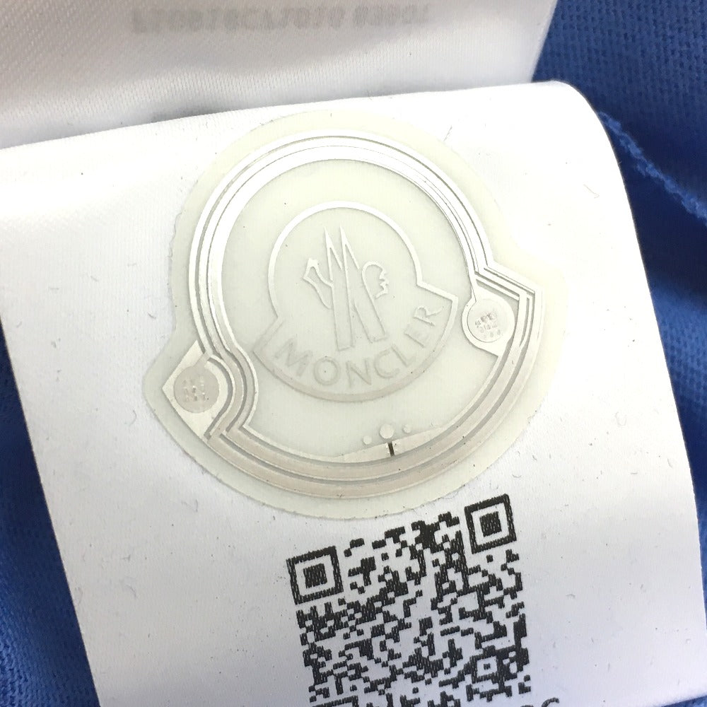 MONCLER 0918C710108390T 日本未入荷カラー マグリア アパレル プリント 半袖Ｔシャツ コットン レディース ライトブルー