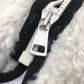 MONCLER 長袖 7 Moncler Frgmt Hiroshi Fujiwara コレクション オフホワイト ロゴ ジップアップ ボア アパレル アウター ジャケット ポリエステル メンズ ホワイト