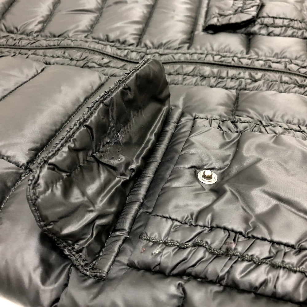 MONCLER ロゴ ロングダウン ダウン ジャケット アパレル ダウンジャケット ナイロン レディース ブラック - brandshop-reference