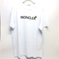 MONCLER J2 8C00024 ロゴ 半袖 トップス アパレル Tシャツ 半袖Ｔシャツ コットン ユニセックス ホワイト
