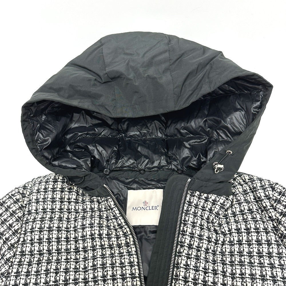 MONCLER ダウン アウター REMONAY ルモネイ アパレル ツイード 長袖 ダウンジャケット ツイード レディース ホワイト - brandshop-reference