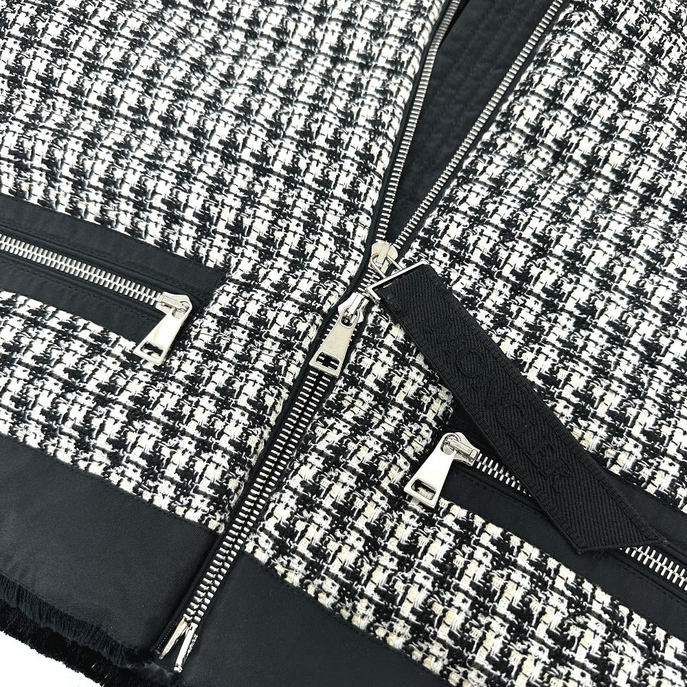 MONCLER ダウン アウター REMONAY ルモネイ アパレル ツイード 長袖 ダウンジャケット ツイード レディース ホワイト - brandshop-reference
