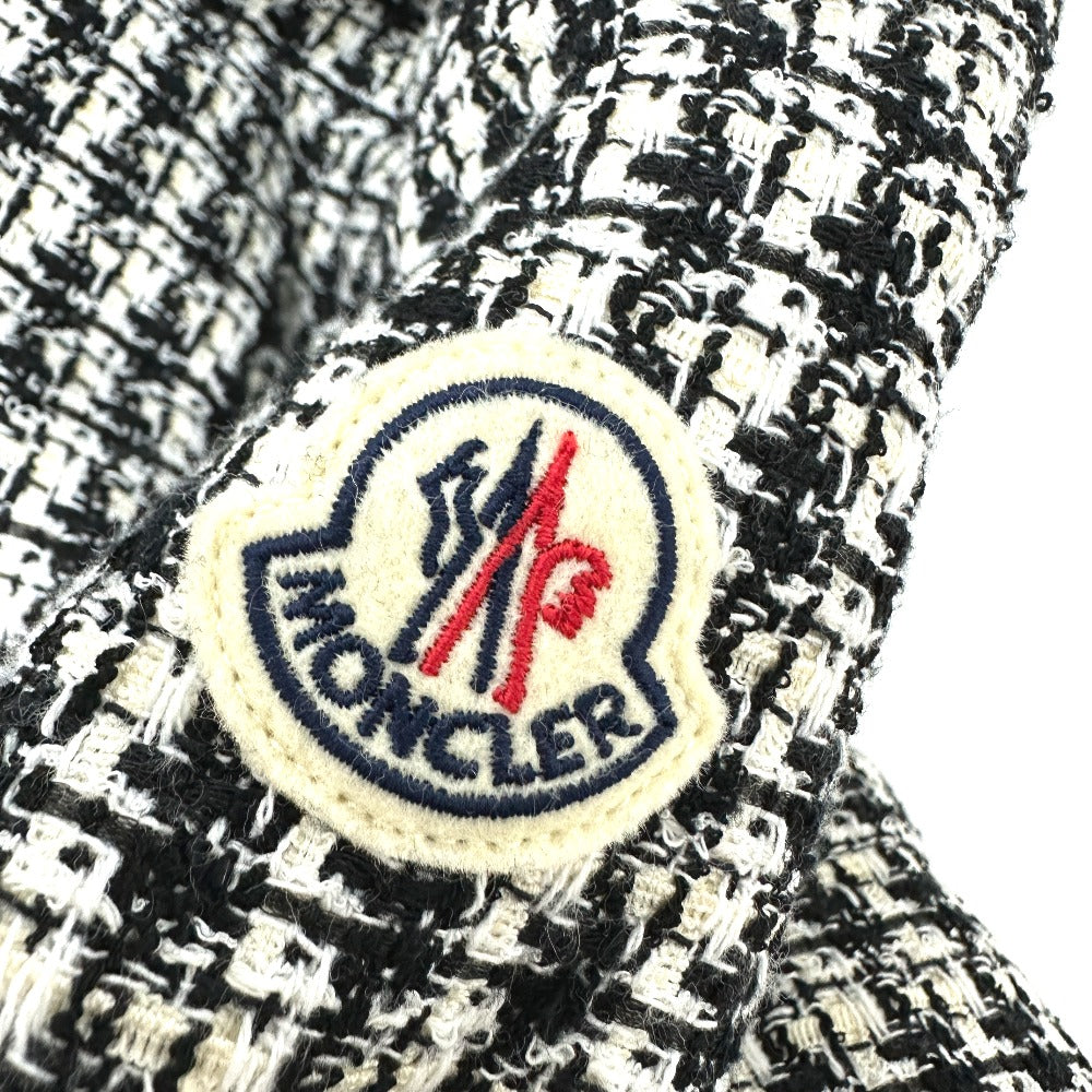 MONCLER ダウン アウター REMONAY ルモネイ アパレル ツイード 長袖 ダウンジャケット ツイード レディース ホワイト - brandshop-reference