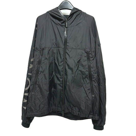 MONCLER フード付き フーディー BESAR ジップアップ パーカー アウター ジャンバー ブルゾン ナイロン メンズ ブラック