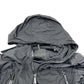 MONCLER BESAR Hoodie, Zip-Up Hoodie, Outerwear, Jacket, Blouson, Nylon, Men's, Black