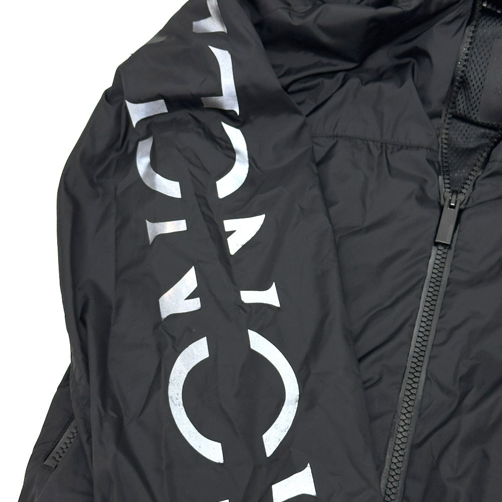 MONCLER BESAR Hoodie, Zip-Up Hoodie, Outerwear, Jacket, Blouson, Nylon, Men's, Black