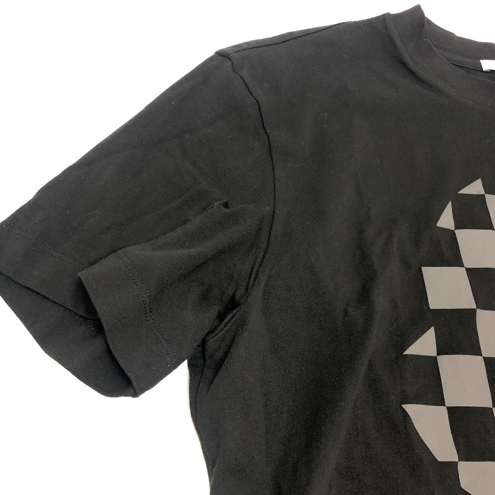 MONCLER Center Big Logo Short Sleeve T-Shirt, Cotton, Men's, Black
