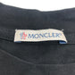MONCLER Center Big Logo Short Sleeve T-Shirt, Cotton, Men's, Black