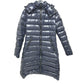 MONCLER MOKA Women's Navy Nylon Down Coat