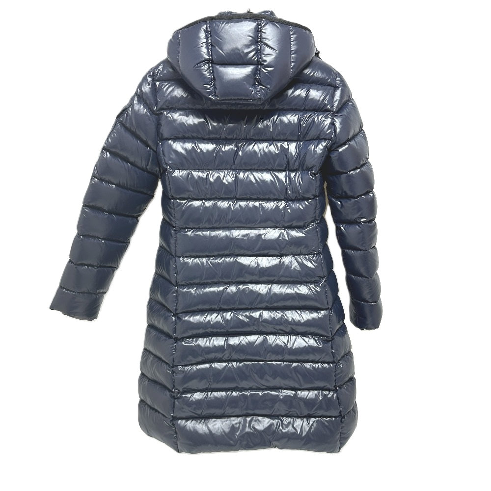 MONCLER MOKA Women's Navy Nylon Down Coat