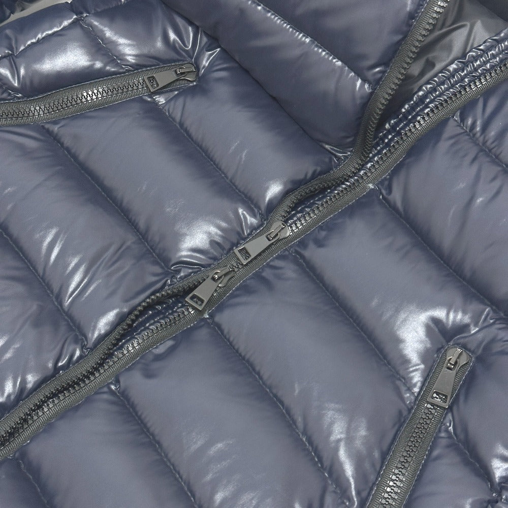 MONCLER MOKA Women's Navy Nylon Down Coat