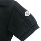 MONCLER K19548I00008 Moncler Enfant ワッペン アパレル ドレス ミニ 半袖 ワンピース コットン レディース ブラック
