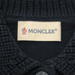 MONCLER Logo Patch Apparel Top Knit Collar Short Sleeve Knit Polo Polo Shirt Cotton Women's Navy