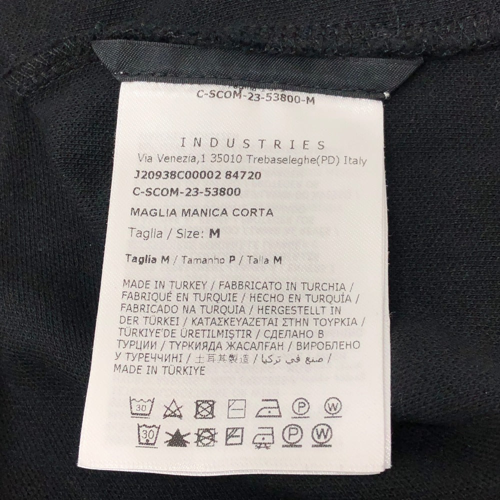 MONCLER ハーフジップ アパレル トップス Tシャツ ロゴ ワッペン 半袖シャツ コットン メンズ ブラック