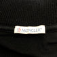 MONCLER ハーフジップ アパレル トップス Tシャツ ロゴ ワッペン 半袖シャツ コットン メンズ ブラック