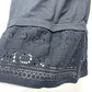 MONCLER K10938C00028 89ADC 25SS Embroidered hemline apparel Short sleeve T-shirt cotton Black Used