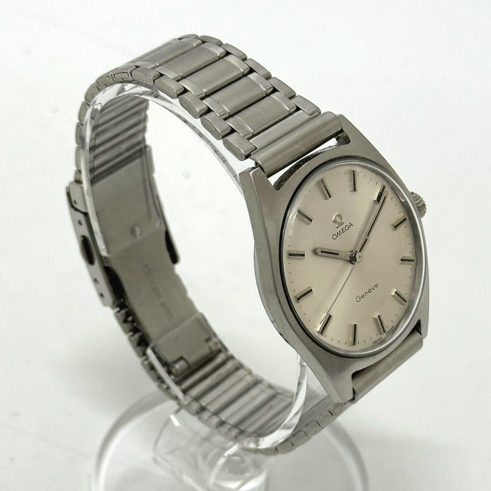 OMEGA 135.041 ジュネーブ 手巻き 腕時計 SS メンズ シルバー