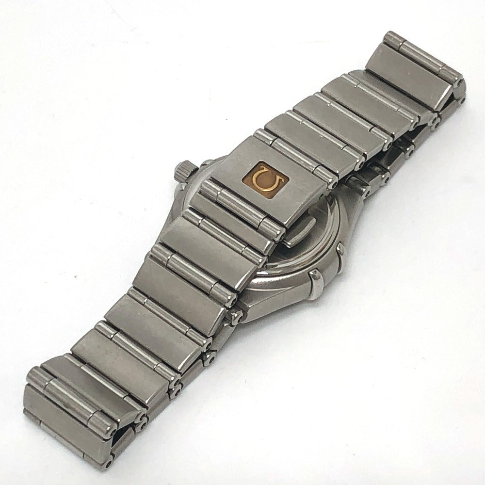 OMEGA 1572.3 Constellation quartz Wristwatch SS Silver Used