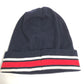 MONCLER Logo Beanie Hat, Knit Cap, Wool Knit Hat, Women's, Navy
