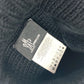MONCLER logo patch beanie hat, knit cap, wool knit hat, women's, black