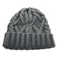 MONCLER Logo Knitted Apparel Beanie Wool Women's Gray