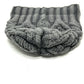 MONCLER Logo Knitted Apparel Beanie Wool Women's Gray
