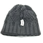 MONCLER Logo Knitted Apparel Beanie Wool Women's Gray