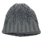MONCLER Logo Knitted Apparel Beanie Wool Women's Gray