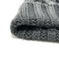 MONCLER Logo Knitted Apparel Beanie Wool Women's Gray