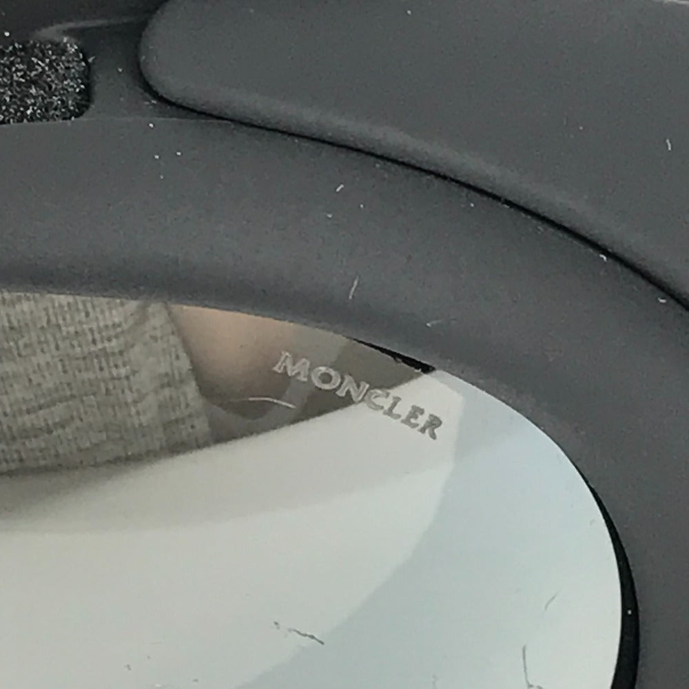 MONCLER めがね メガネ アイウェア 眼鏡 ロゴ ゴーグル スキー スノボー スポーツ サングラス プラスチック ユニセックス ブラック