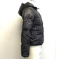 DUVETICA Women's Short Hooded Zip-Up Down Jacket in Polyamide, Dark Purple