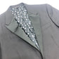 Lucien Pellat-Finet Men's Black Skull Print Tailored Jacket