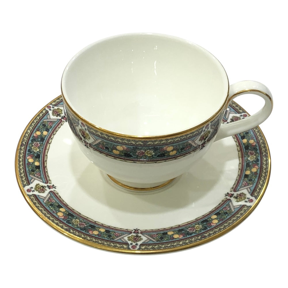ROYAL DOULTON Fruit & Floral Prestbury Tableware Cup & Saucer Teacup Ceramic Unisex White